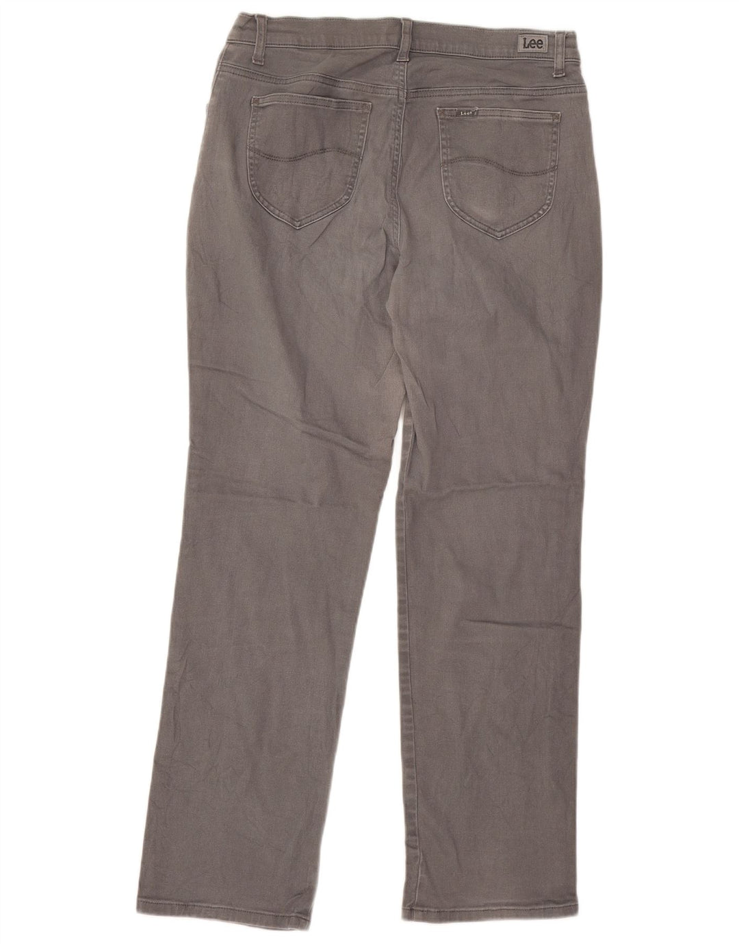 LEE Jean droit taille moyenne pour femme W32 L29 Gris