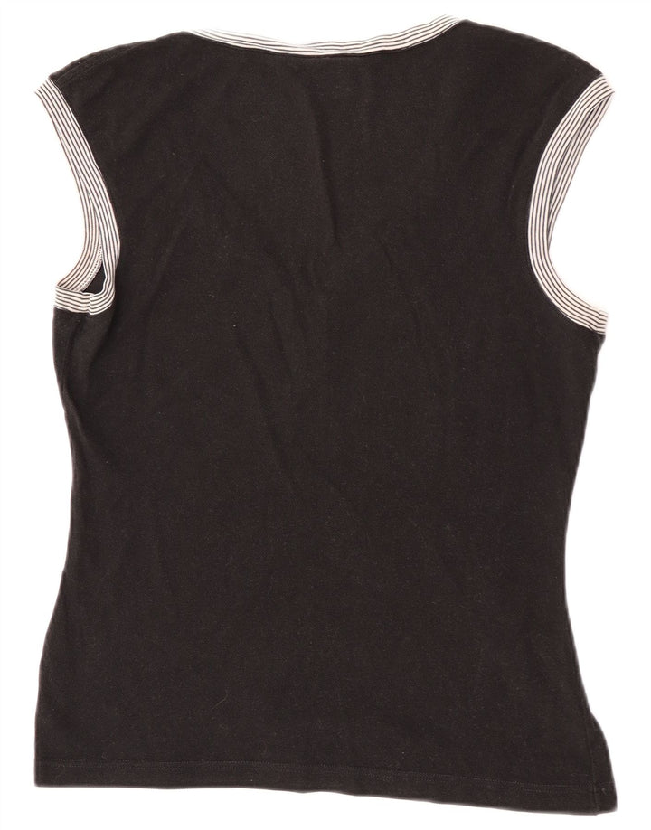 Lacoste Femme Débardeur Taille 40 Moyen Noir