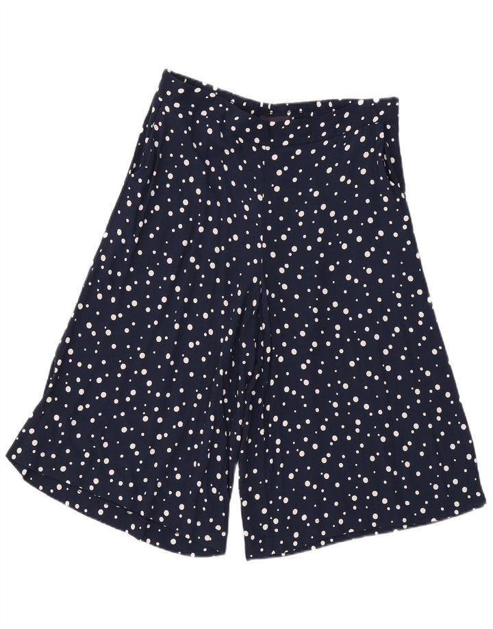 Marks & Spencer Bermuda pour femme UK 12 Medium W32 Bleu marine à pois