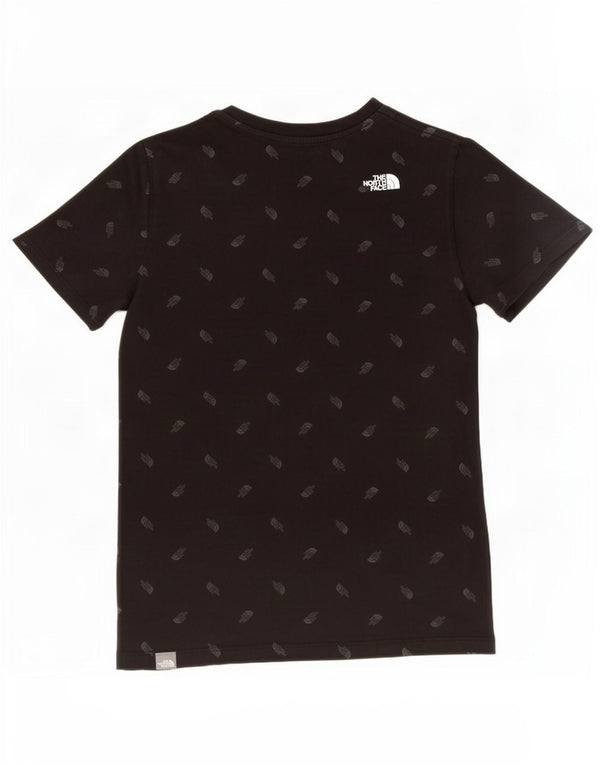 The North Face T-Shirt Graphique Garçon 14-15 Ans XL Noir Coton