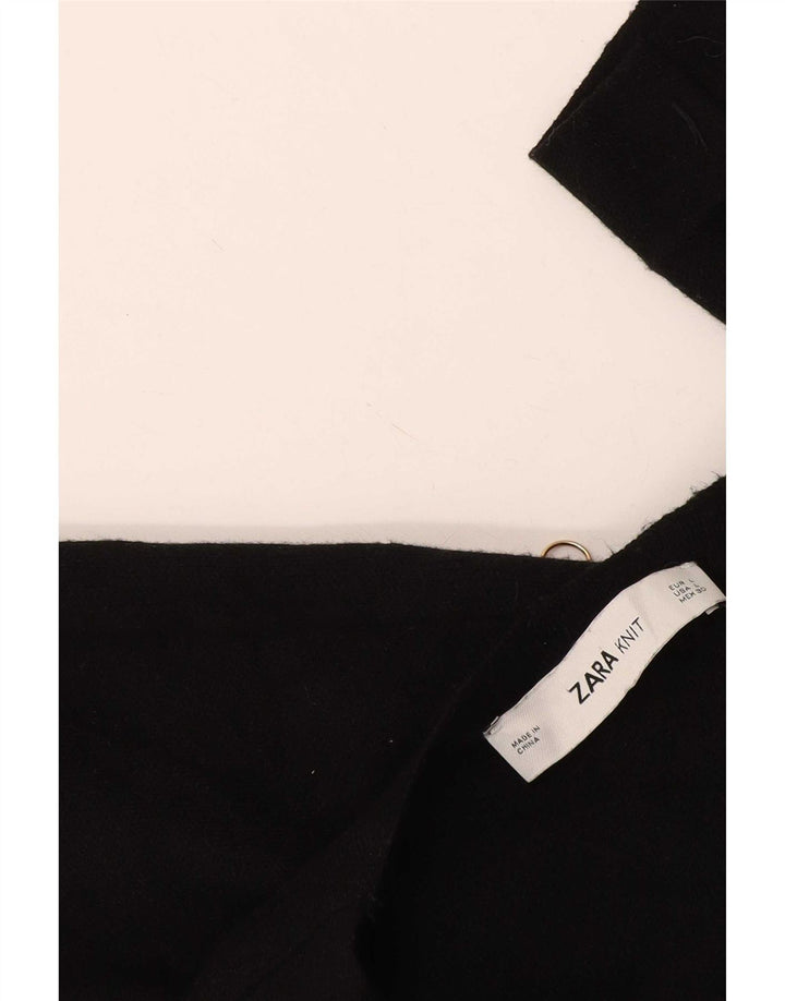 Zara Cardigan ouvert long pour femme UK 16 Large Noir