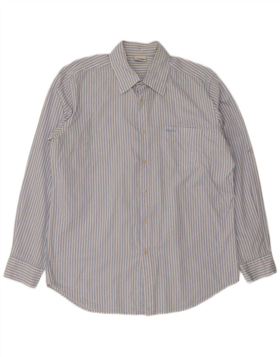 Chemise Ellesse Homme XL Bleu Rayé Coton
