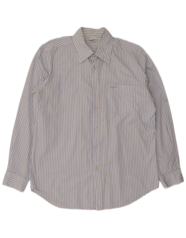 Chemise Ellesse Homme XL Bleu Rayé Coton