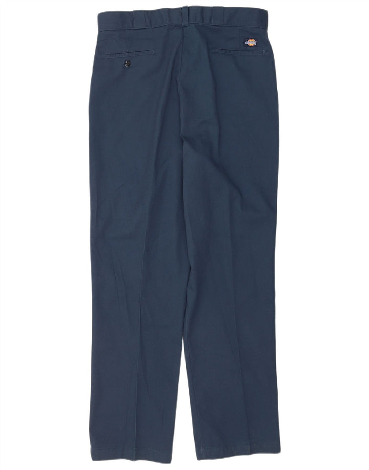 Dickies Pantalon Chino Droit Homme W38 L34 Bleu Marine Polyester