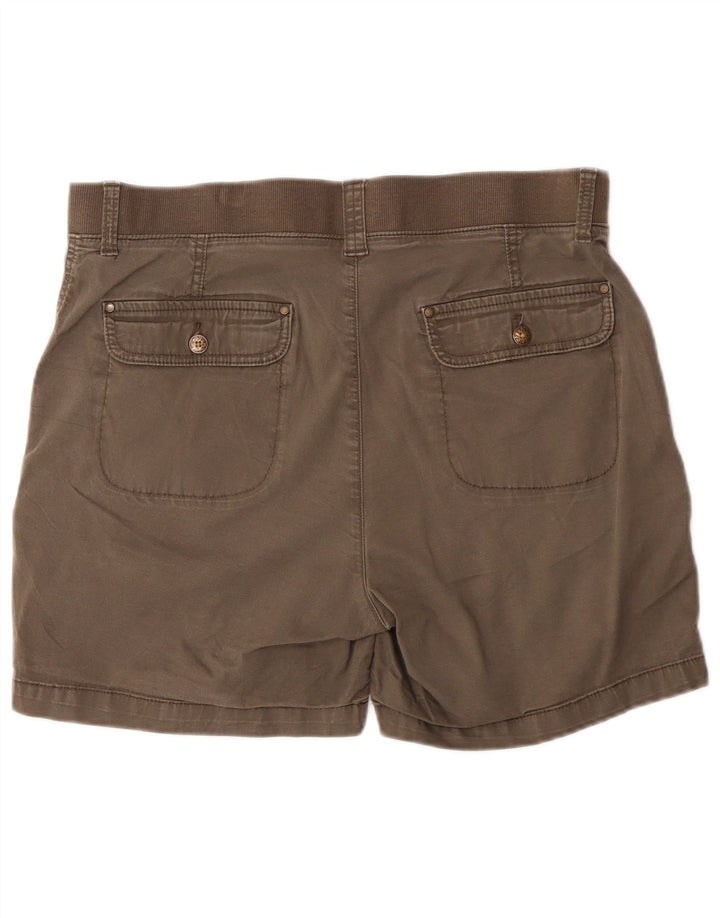 Lee Short cargo taille moyenne pour femme, coupe décontractée, US 14 XL W34, coton kaki