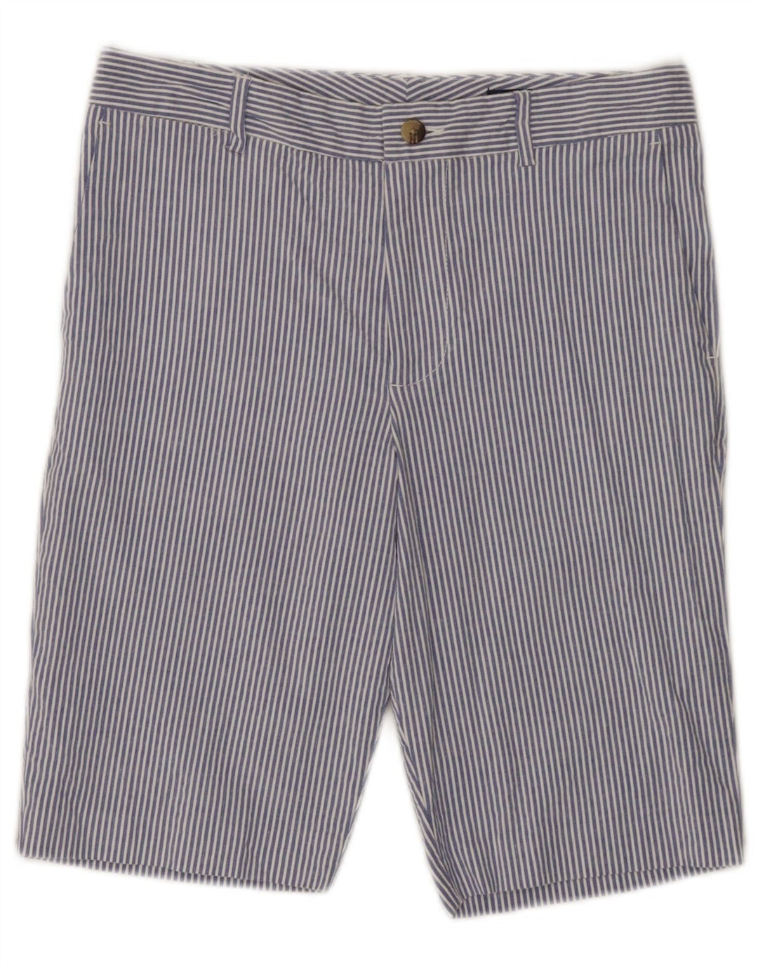 POLO RALPH LAUREN Short Chino Garçon 15-16 ans W28 Bleu Marine à Rayures