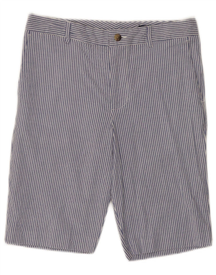 POLO RALPH LAUREN Short Chino Garçon 15-16 ans W28 Bleu Marine à Rayures