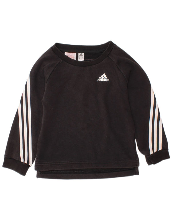 ADIDAS Sweat-shirt bébé garçon 18-24 mois en coton noir