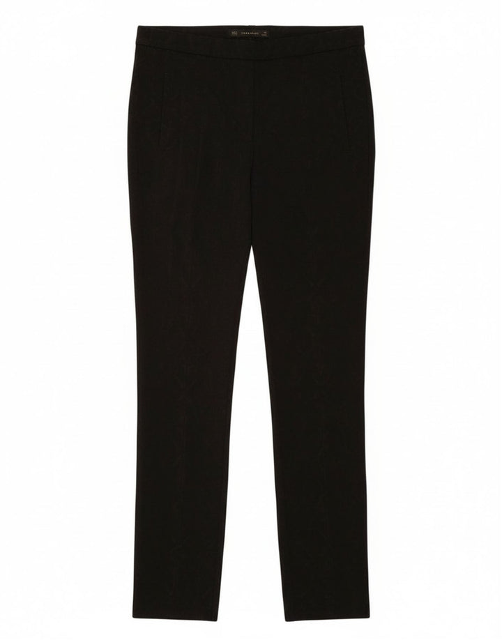 Zara Pantalon Chino Slim Femme Moyen W28 L28 Noir