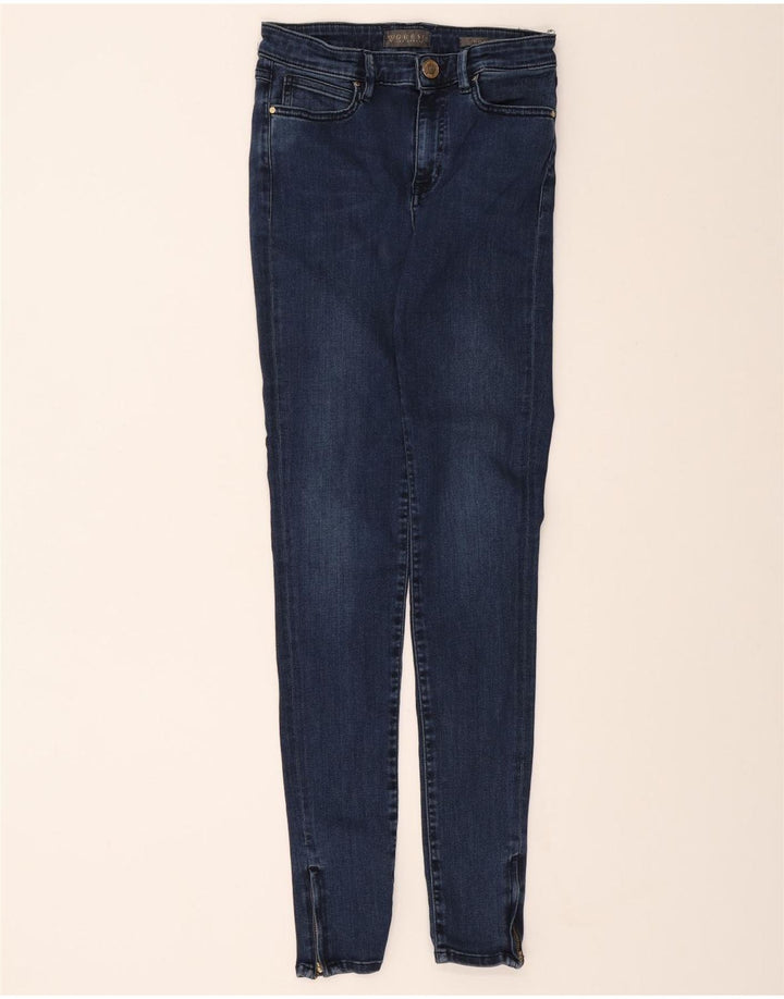 GUESS Womens Skinny Jeans W28 L30 Blue Vintage Guess and Second-Hand Guess from Messina Hembry 