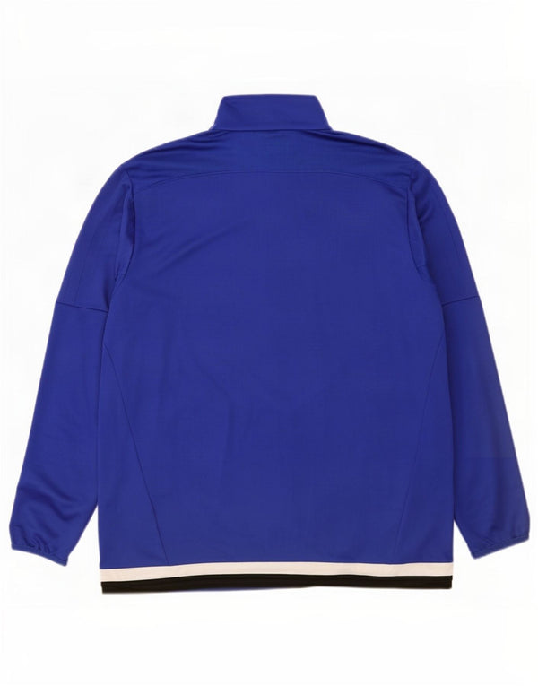 Veste de survêtement Adidas Climacool pour hommes, grand, bleu, polyester