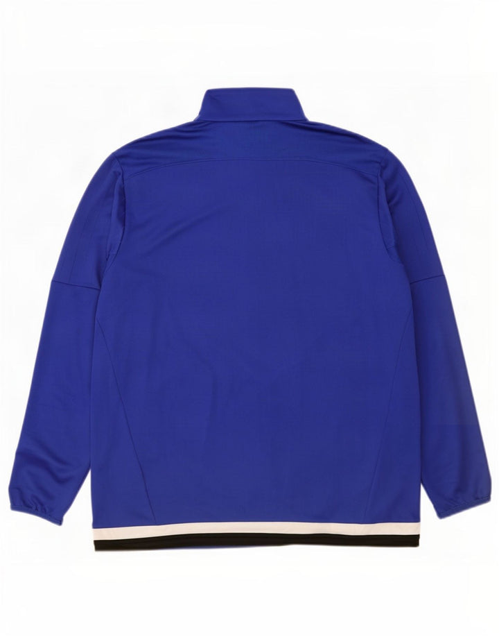 Veste de survêtement Adidas Climacool pour hommes, grand, bleu, polyester