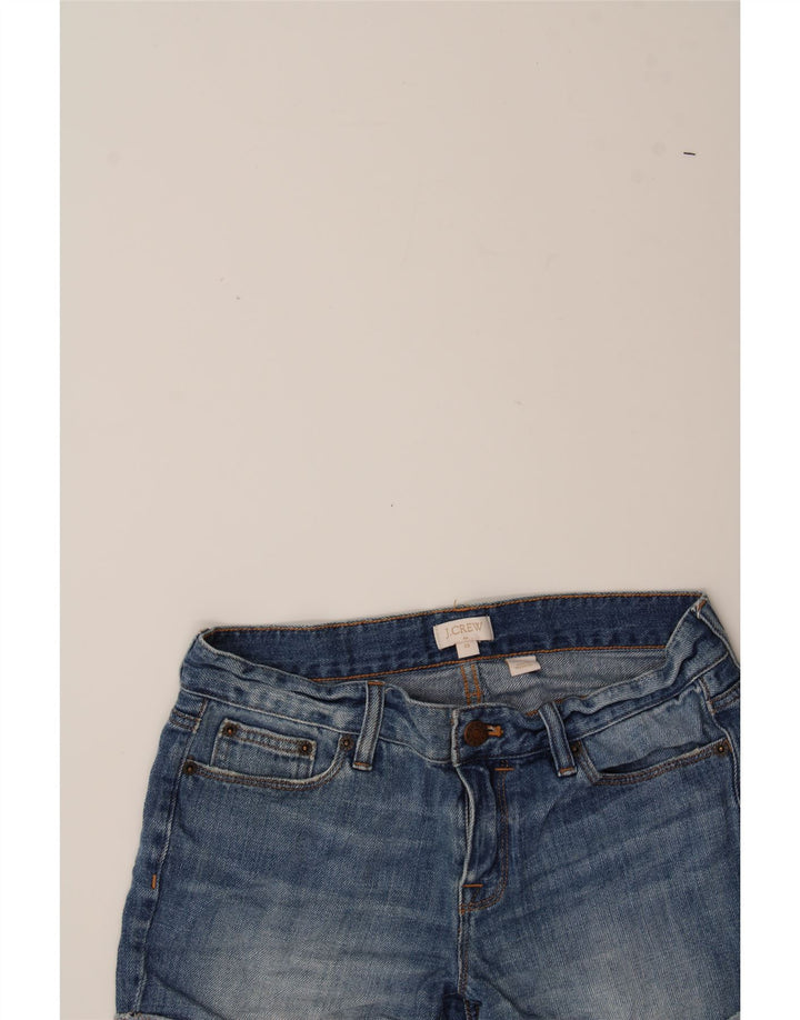 J. CREW Womens Distressed Denim Shorts W25 XS Blue Cotton Vintage J. Crew and Second-Hand J. Crew from Messina Hembry 