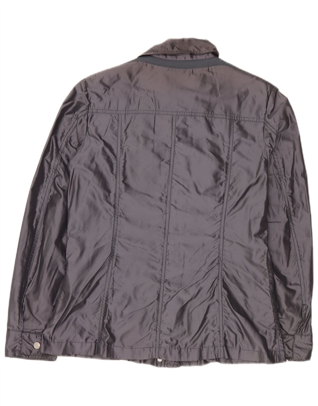 Geox Veste utilitaire surdimensionnée pour femme UK 10 Small Bleu marine Polyamide