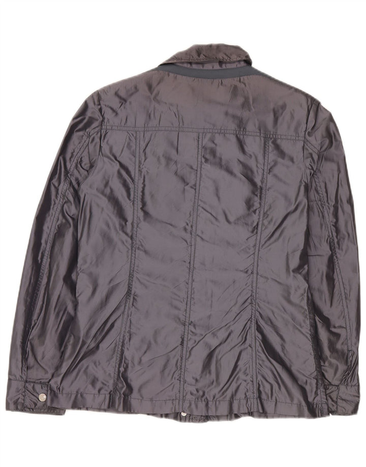 Geox Veste utilitaire surdimensionnée pour femme UK 10 Small Bleu marine Polyamide