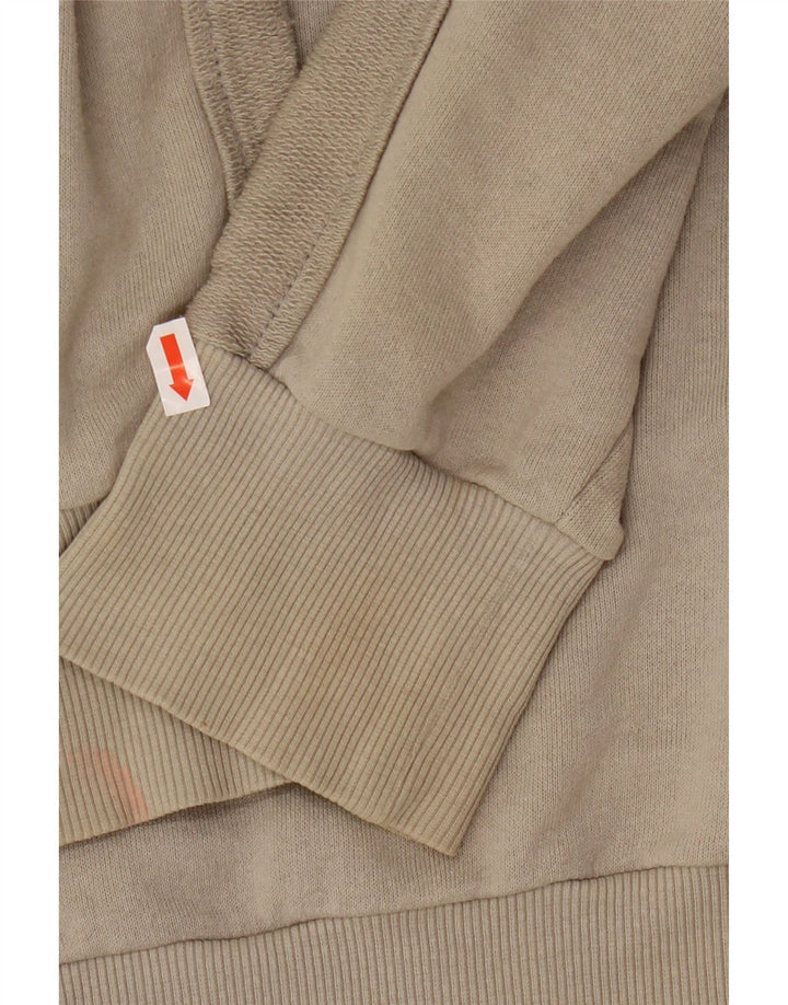 PUMA Pull à capuche graphique pour hommes, grand, gris, coton