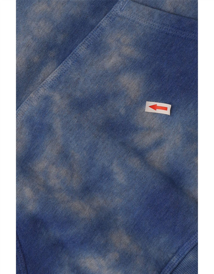 Champion Sweat à Capuche Homme Bleu Moyen Tie Dye Coton