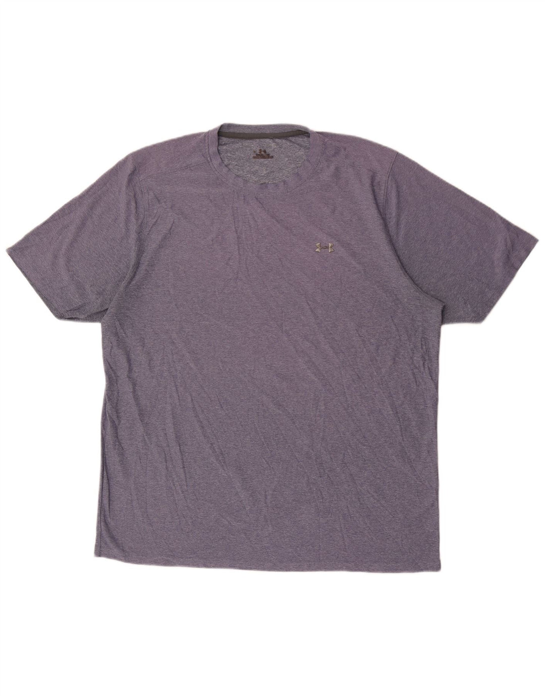 UNDER ARMOUR T-Shirt Homme Top XL Violet Moucheté