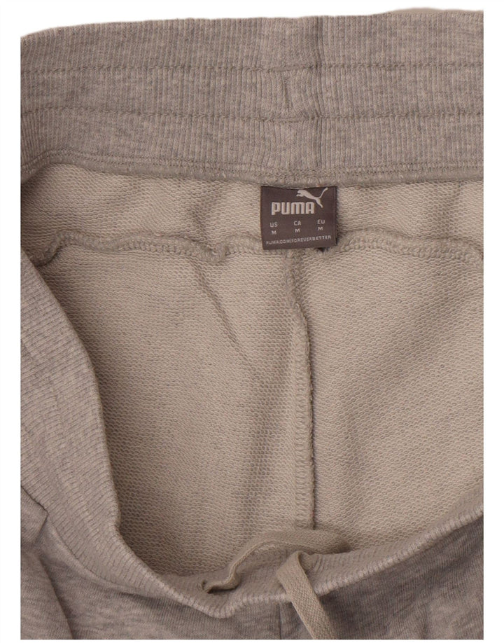Puma Short de sport pour femme UK 12 Gris moyen Coton