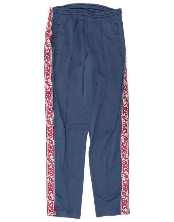 Asics Pantalon de Survêtement Graphique Homme Bleu Moyen Polyamide Colorblock