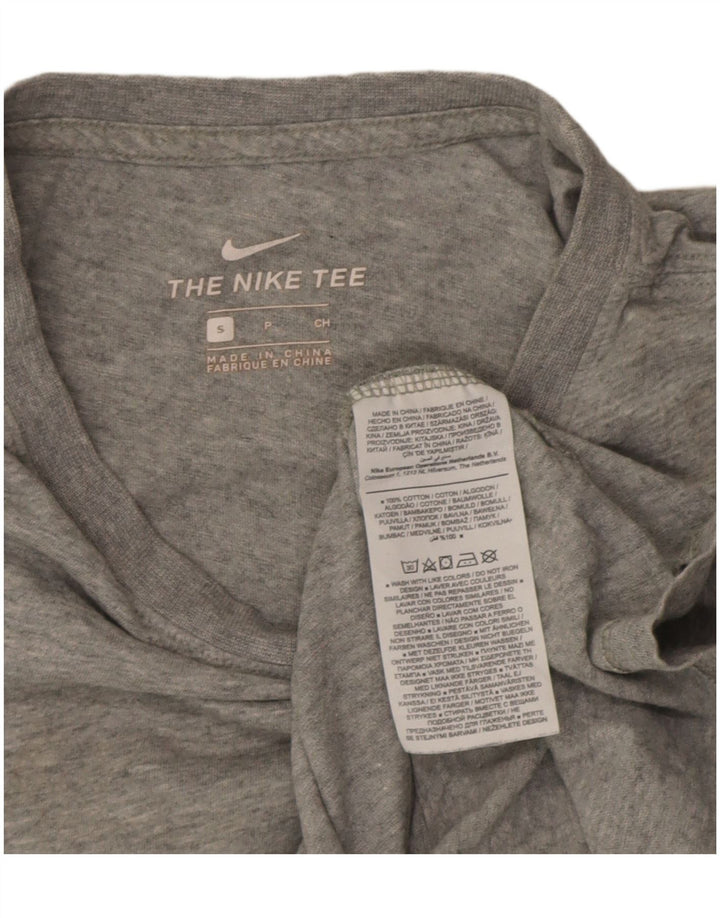 Nike T-Shirt Homme Petit Gris Moucheté Coton