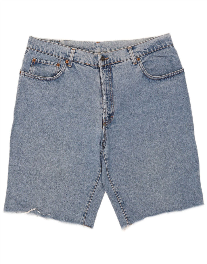 Casucci Short en jean pour homme W36 Large Bleu Coton
