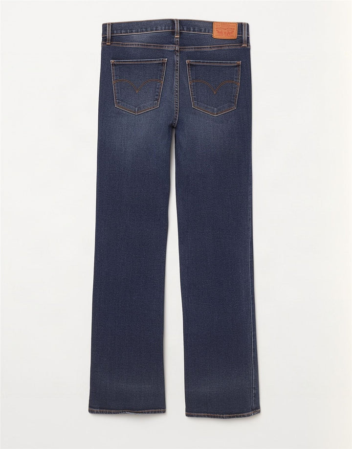 Levi's Jean 314 Shaping Straight Femme Bleu Coton W30 L31