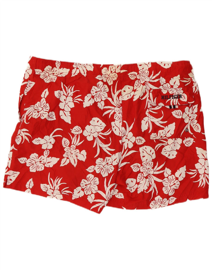 TOMMY HILFIGER Short de Bain Homme 2XL Rouge Floral Polyester
