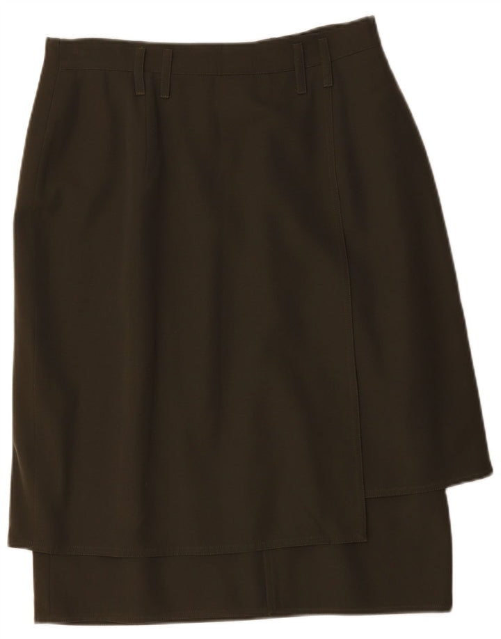 Les Copains Jupe Crayon Medium W32 Laine Verte Femme