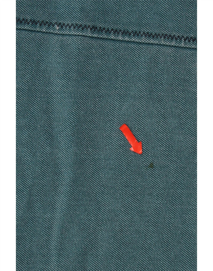 Fat Face Sweat-shirt à col zippé pour homme en coton bleu Taille L