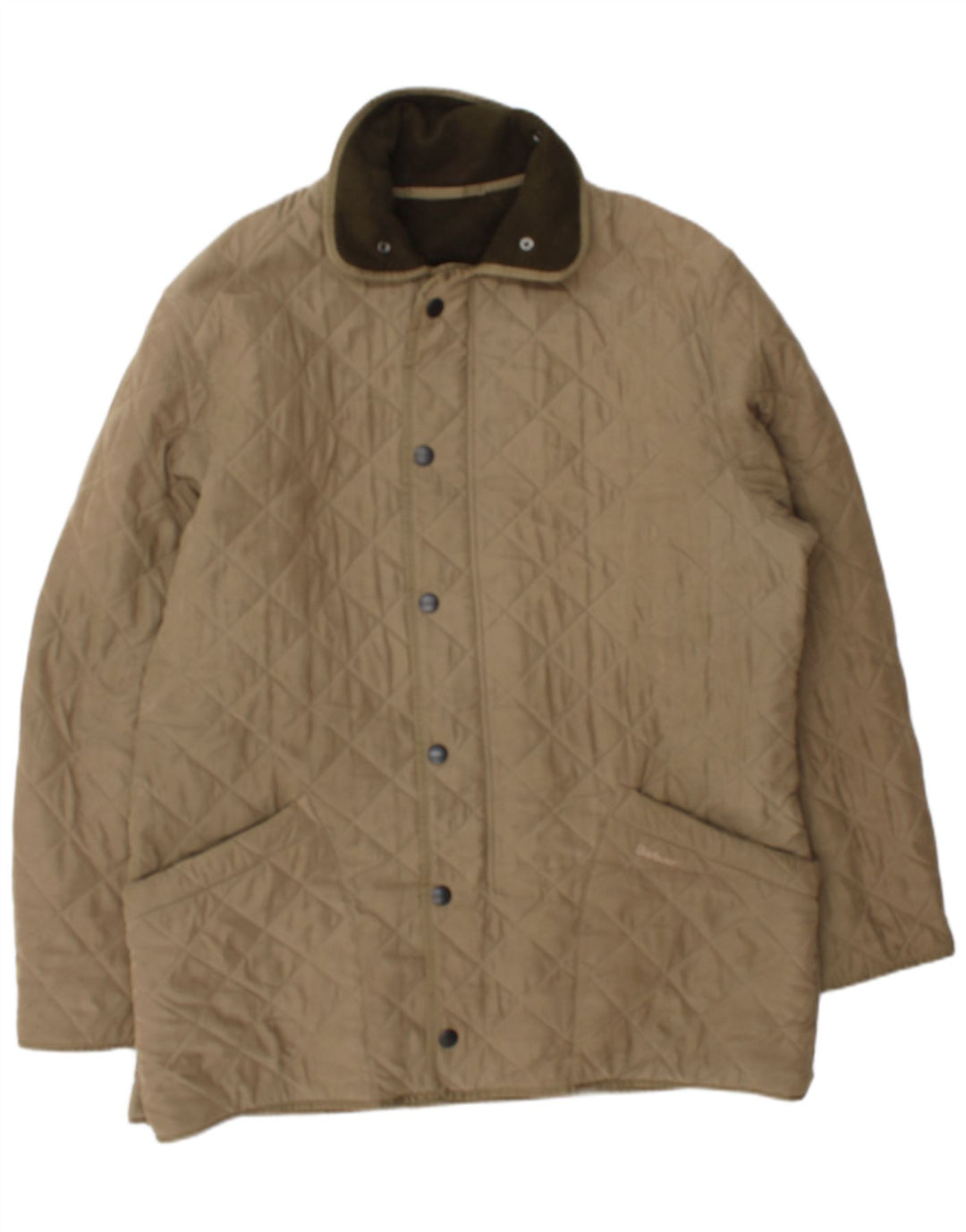 Barbour Veste matelassée pour homme UK 42 XL Beige Polyester