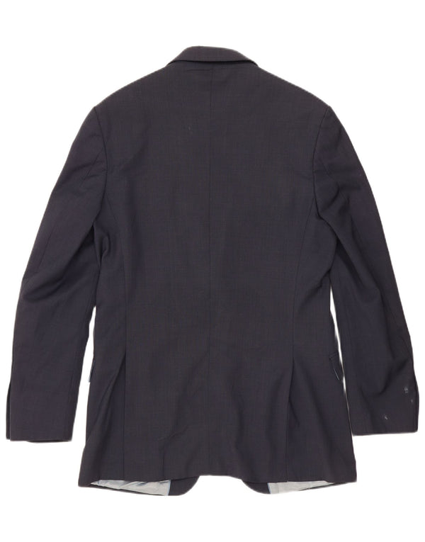 Marks & Spencer Veste blazer à 2 boutons pour homme UK 40 Bleu marine moyen classique