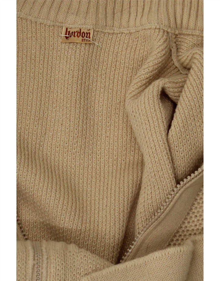 Gordon Pull Cardigan Homme Beige Moyen Polyester