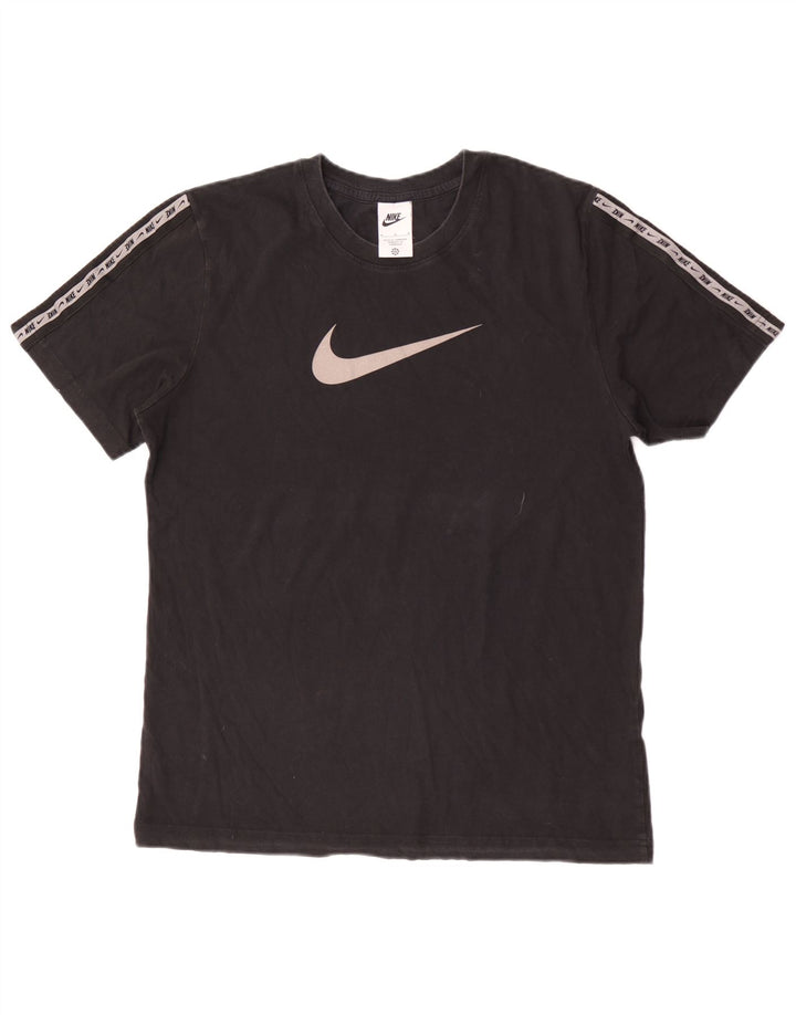 Nike T-shirt graphique en coton color block noir moyen pour homme