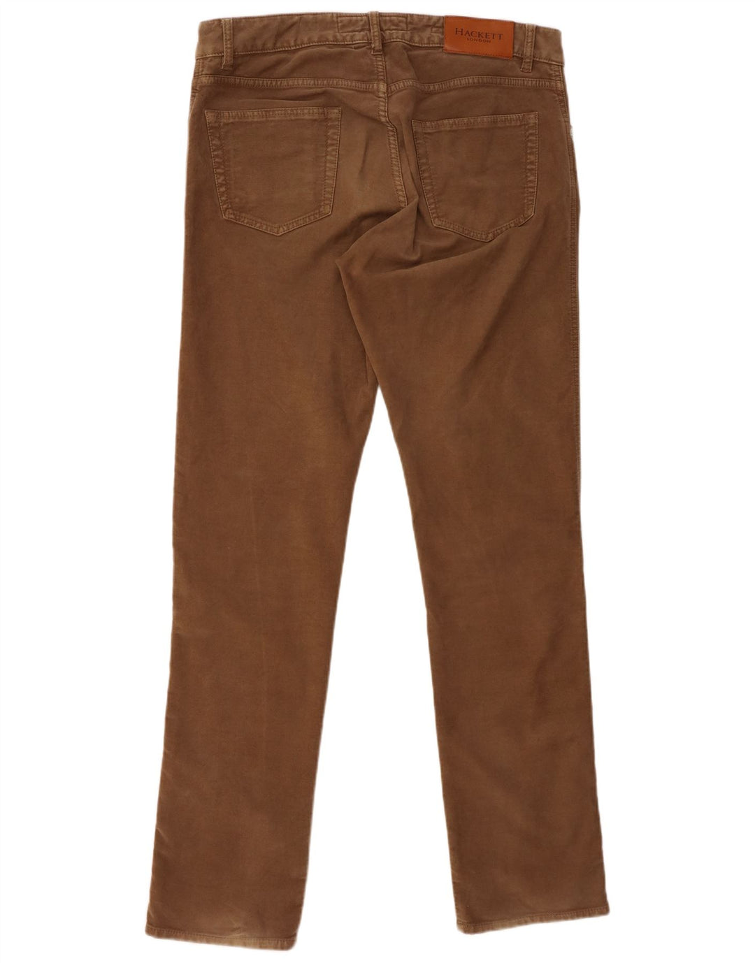 HACKETT Pantalon décontracté slim pour homme W34 L34 Marron Coton