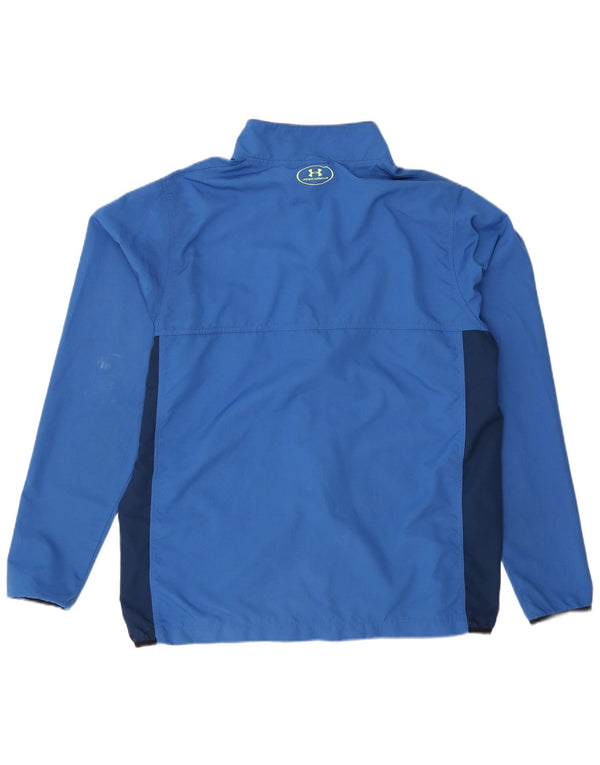 Under Armour Veste de survêtement pour homme Large Bleu Colorblock Polyester