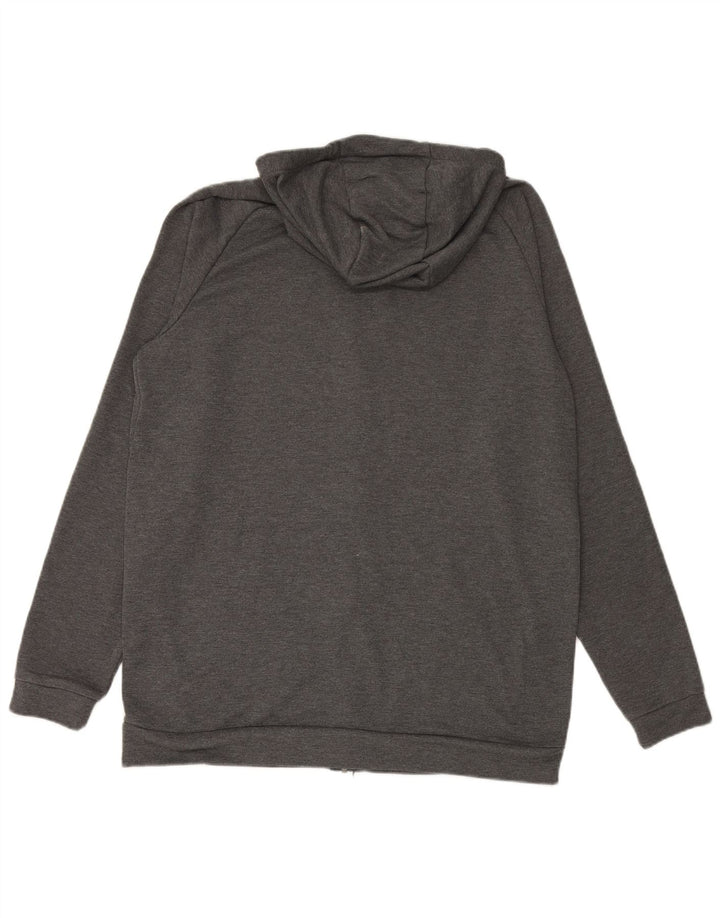 NIKE Pull à capuche zippé Dri Fit pour homme XL Gris Polyester