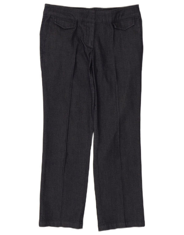 MAX & CO. Pantalon décontracté droit taille basse pour femme W30 L26 Bleu marine