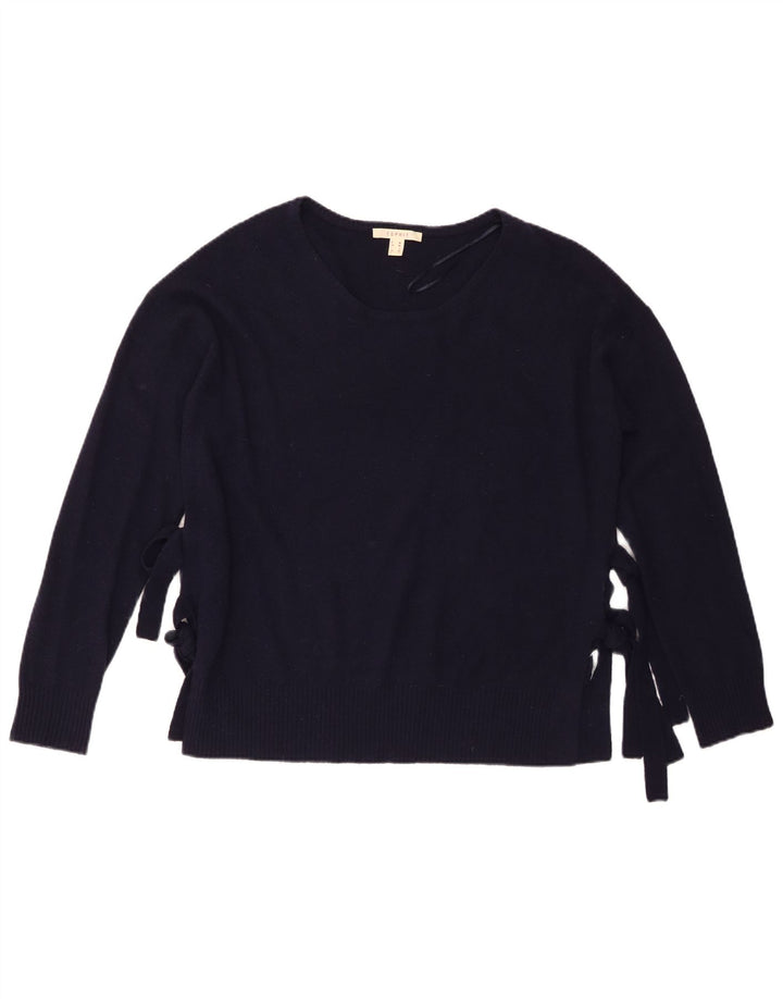 Esprit Pull col bateau pour femme UK 14 Bleu marine moyen