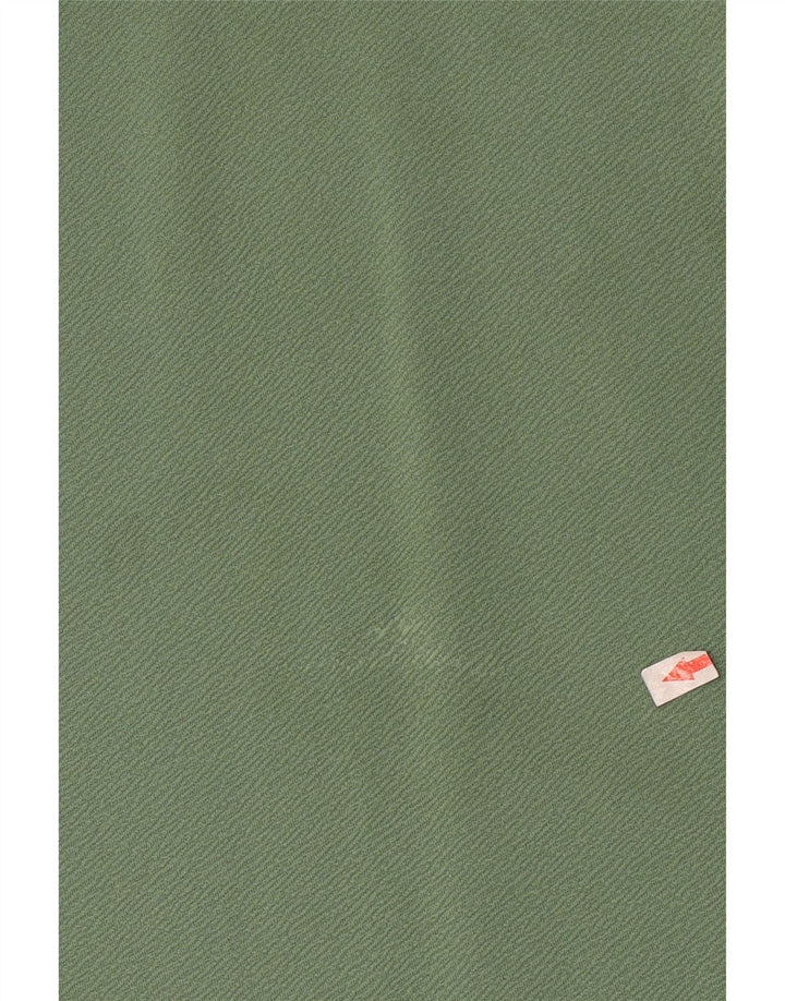 Zara Robe droite surdimensionnée à manches 3/4 pour femme UK 10 Small Vert