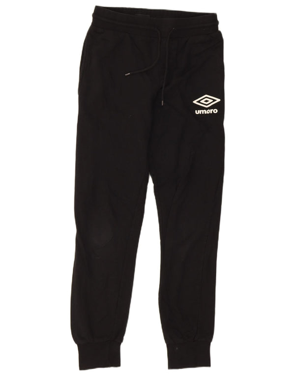 Umbro Pantalon de survêtement graphique pour garçon 13-14 ans 2XL Noir Coton