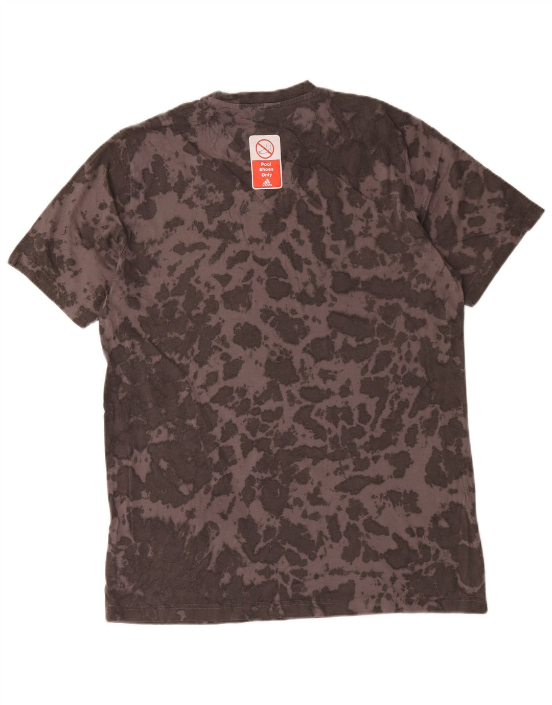 Adidas T-Shirt Homme Gris Moyen Tie Dye Coton