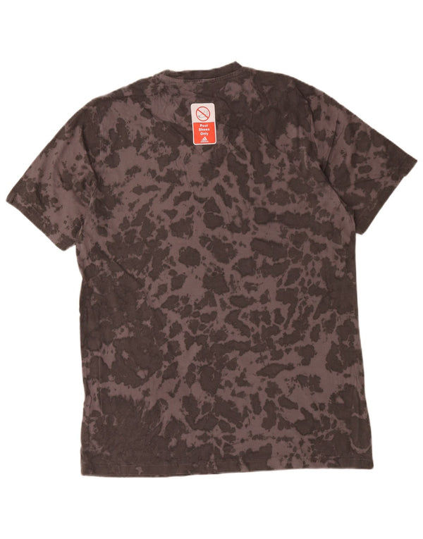 Adidas T-Shirt Homme Gris Moyen Tie Dye Coton