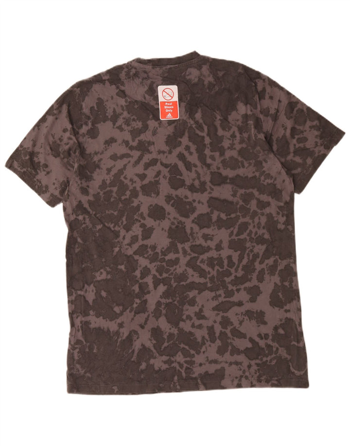 Adidas T-Shirt Homme Gris Moyen Tie Dye Coton