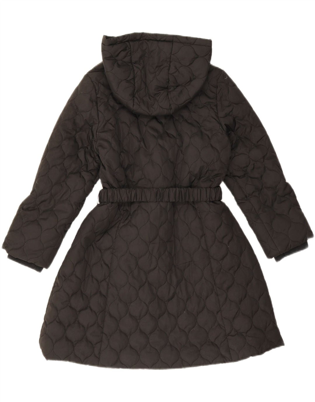Monsoon Manteau matelassé à capuche pour fille 9-10 ans Noir Polyester