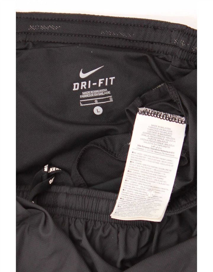 Short de sport Nike Dri Fit pour femme, grand, noir, polyester