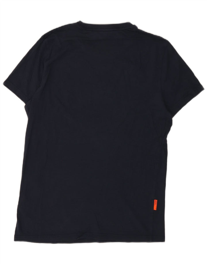 Superdry T-Shirt Homme Top Large Bleu Marine Coton