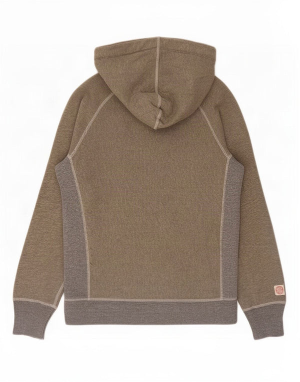 Superdry Pull à capuche zippé pour homme en coton color block grand gris