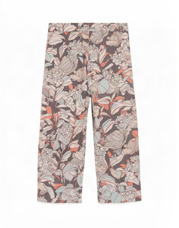 Marks & Spencer Pantalon Taille Haute Femme UK 16 Large W34 L27 Multicolore