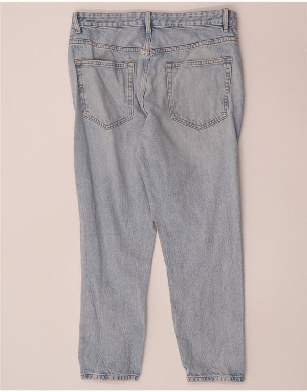 Zara Jean court fuselé pour homme EU 44 Large W34 L26 Bleu Coton